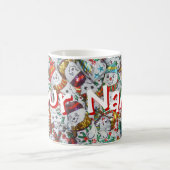 Sweet Snowmen Ihr Name Tasse (Mittel)