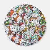 Sweet Snowmen Magnet (Vorne)