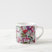 Sweet Snowmen Pink Espresso Tasse (Rechts)