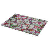Sweet Snowmen Pink-Schnittpappe Schneidebrett (Ecke)