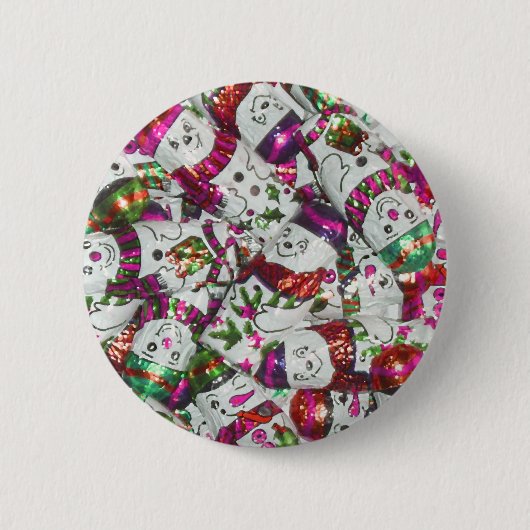 Sweet Snowmen Pink-Taste Button (Vorderseite)