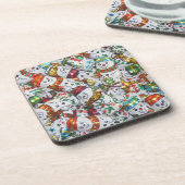Sweet Snowmen Untersetzer Set Kunststoff (Linke Seite)