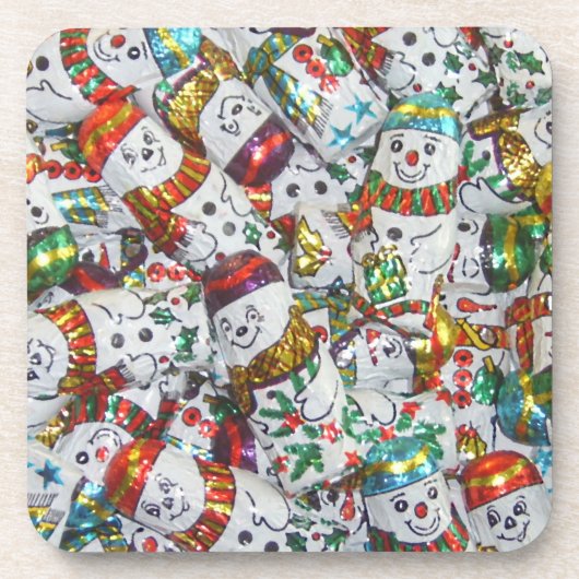 Sweet Snowmen Untersetzer Set Kunststoff (Vorderseite)