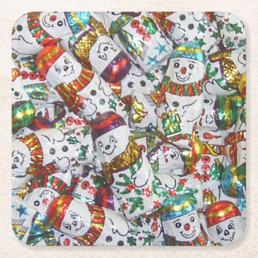 Sweet Snowmen Untersetzer Set Platz (Vorderseite)