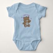 Sweet Snuggles Teddy Bear Bodysuit Baby Strampler (Vorderseite)