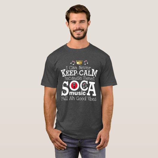 Sweet SOCA Behalte Calm T-Shirt (Vorne ganz)