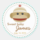 Sweet Sock Monkey Stickers (Vorderseite)