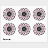 Sweet Soft Pink Mandala Sticker (Blatt)