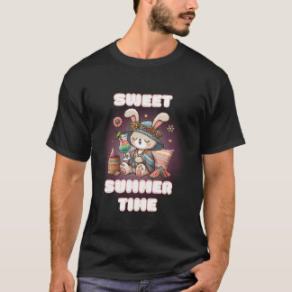Sweet Sommerzeit Niedlich Rabbit Sommerurlaub Kind T-Shirt