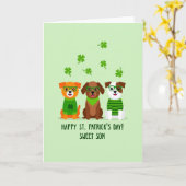 Sweet Son Happy St Patricks Day Card Karte (Gelbe Blume)