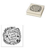 Sweet Sorrow - Shakespearean-Briefmarke Gummistempel (Stempel)