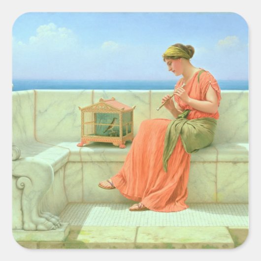 Sweet Sounds, 1918 Quadratischer Aufkleber (Vorderseite)