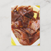 Sweet & Sour Dried Ham [Muu Wan] Visitenkarte (Rückseite)