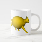 Sweet-Sour-Lemon-Katze Jumbo-Tasse (Rechts)