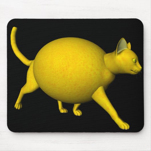 Sweet-Sour-Lemon-Katze Mousepad (Vorne)