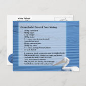 Sweet & Sour Shrimps Rezept Postkarte (Vorne/Hinten)