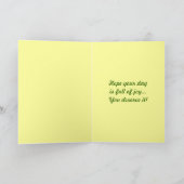 Sweet Sparrow zum Muttertag Karte (Innenseite)