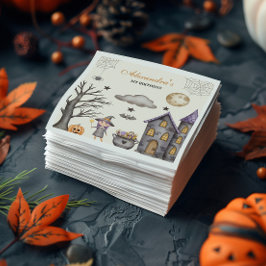 Sweet & Spooky Baby Witz Geburtstag Serviette