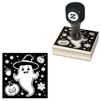 Sweet & Spooky Halloween Briefmarke: Fügen Sie ein Gummistempel