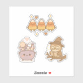 Sweet & Spooky Kawaii Sticker (Blatt)