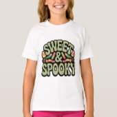 Sweet Spooky Kids Halloween Candy Shirt (Vorderseite)