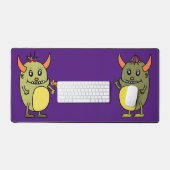 Sweet spooky Monster Schreibtischunterlage (Tastatur & Maus)