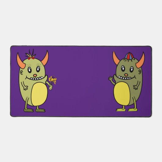Sweet spooky Monster Schreibtischunterlage (Vorderseite)