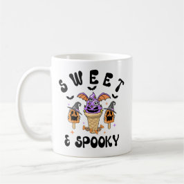 Sweet & Spooky Retro Monster Ice Creme Halloween Kaffeetasse