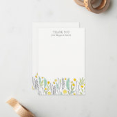Sweet Sprigs Geneale Neutral Flat Vielen Dank Mitteilungskarte (Vorderseite/Rückseite Beispiel)