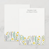 Sweet Sprigs Geneale Neutral Flat Vielen Dank Mitteilungskarte (Vorne/Hinten)