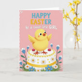 Sweet Spring Avian Celebration Card Karte (Gelbe Blume)