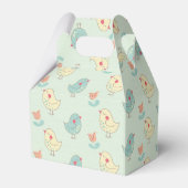 Sweet Spring Birdies Gable Favor Box Geschenkschachtel (Rückseite)