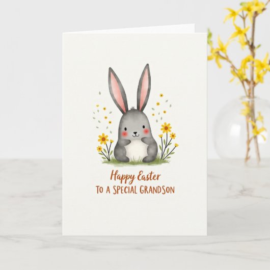 Sweet Spring Creature Greeting Card Karte (Gelbe Blume)