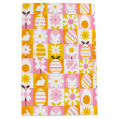 Sweet Spring Easter Patchwork  Mittlere Geschenktüte (Vorderseite)