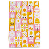 Sweet Spring Easter Patchwork  Mittlere Geschenktüte (Rückseite)