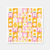 Sweet Spring Easter Patchwork  Serviette (Vorderseite)