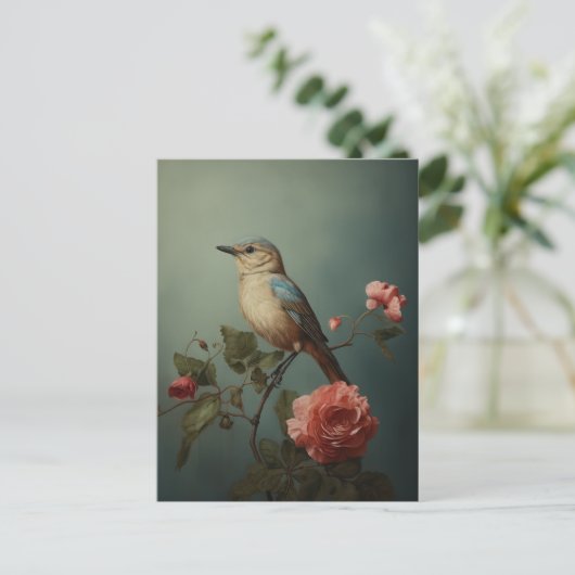 Sweet Spring Feiertagspostkarte (Stehend Vorderseite)