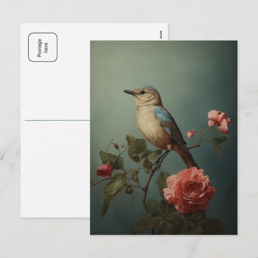 Sweet Spring Feiertagspostkarte (Vorne/Hinten)