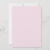 Sweet Spring Floral Abstrakt Save the Date CARD Einladung (Rückseite)