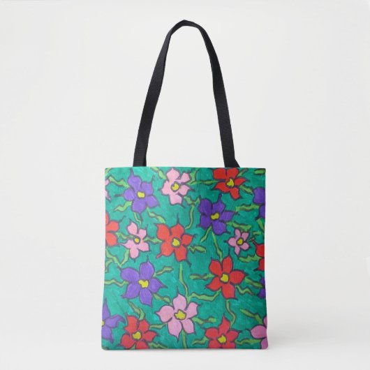 Sweet Spring Greenery Blumentote Beutel Tasche (Vorderseite)