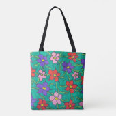 Sweet Spring Greenery Blumentote Beutel Tasche (Rückseite)