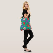Sweet Spring Greenery Blumentote Beutel Tasche (Am Model)