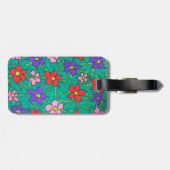 Sweet Spring Greenery Floral Gepäckanhänger (Rückseite horizontal)