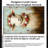 Sweet Spring Lamb floral Heart Crown CH6 Decoupage Seidenpapier