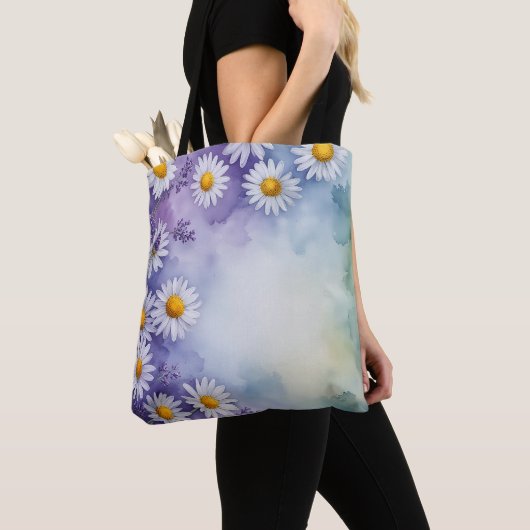 Sweet Spring Lavender & Daisy Tasche (Von Nahem)