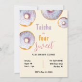 Sweet Sprinkle Donut Aquarellbilder (Vorderseite)