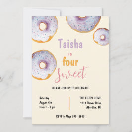 Sweet Sprinkle Donut Aquarellbilder