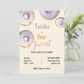Sweet Sprinkle Donut Aquarellbilder (Stehend Vorderseite)