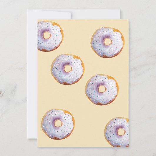 Sweet Sprinkle Donut Aquarellbilder (Rückseite)