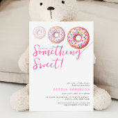Sweet Sprinkle Donuts Moderne Girl Baby Dusche Einladung